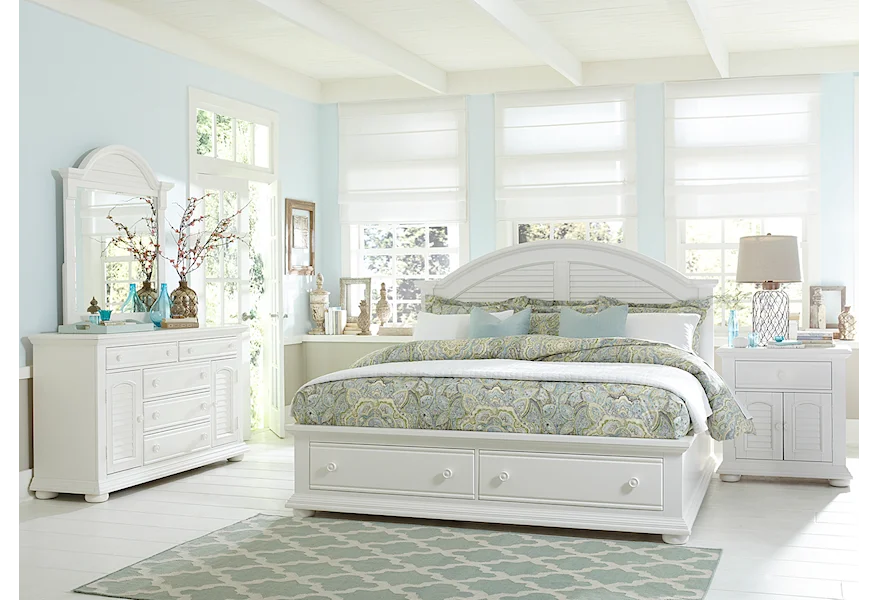 Summer House Queen Bedroom Group by Liberty Furniture at Esprit Decor Home Furnishings